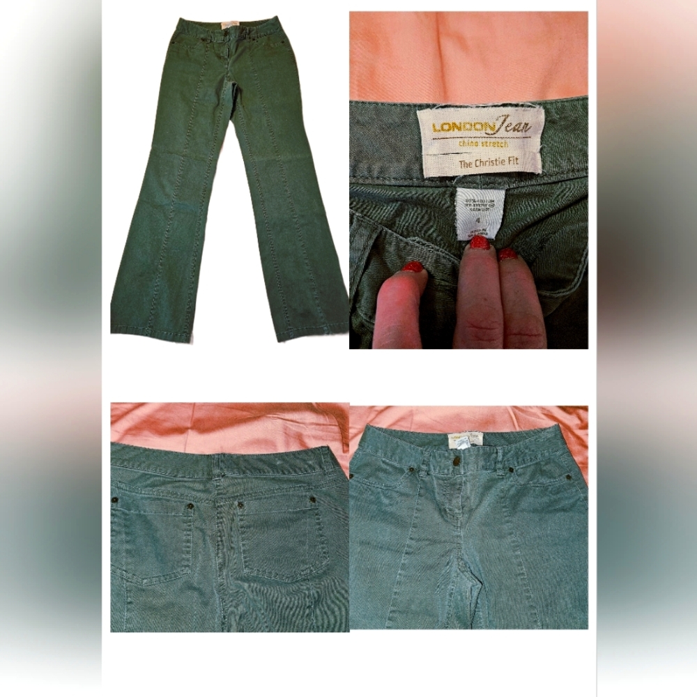 Womens 4 London Jean Victoria's Secret Green Pants Jeans